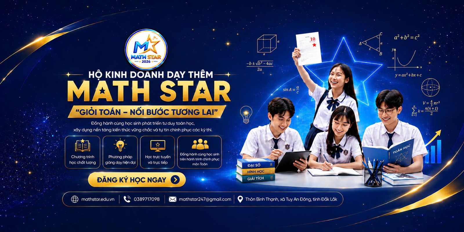 Cơ sở kinh doanh dạy thêm Math Star
